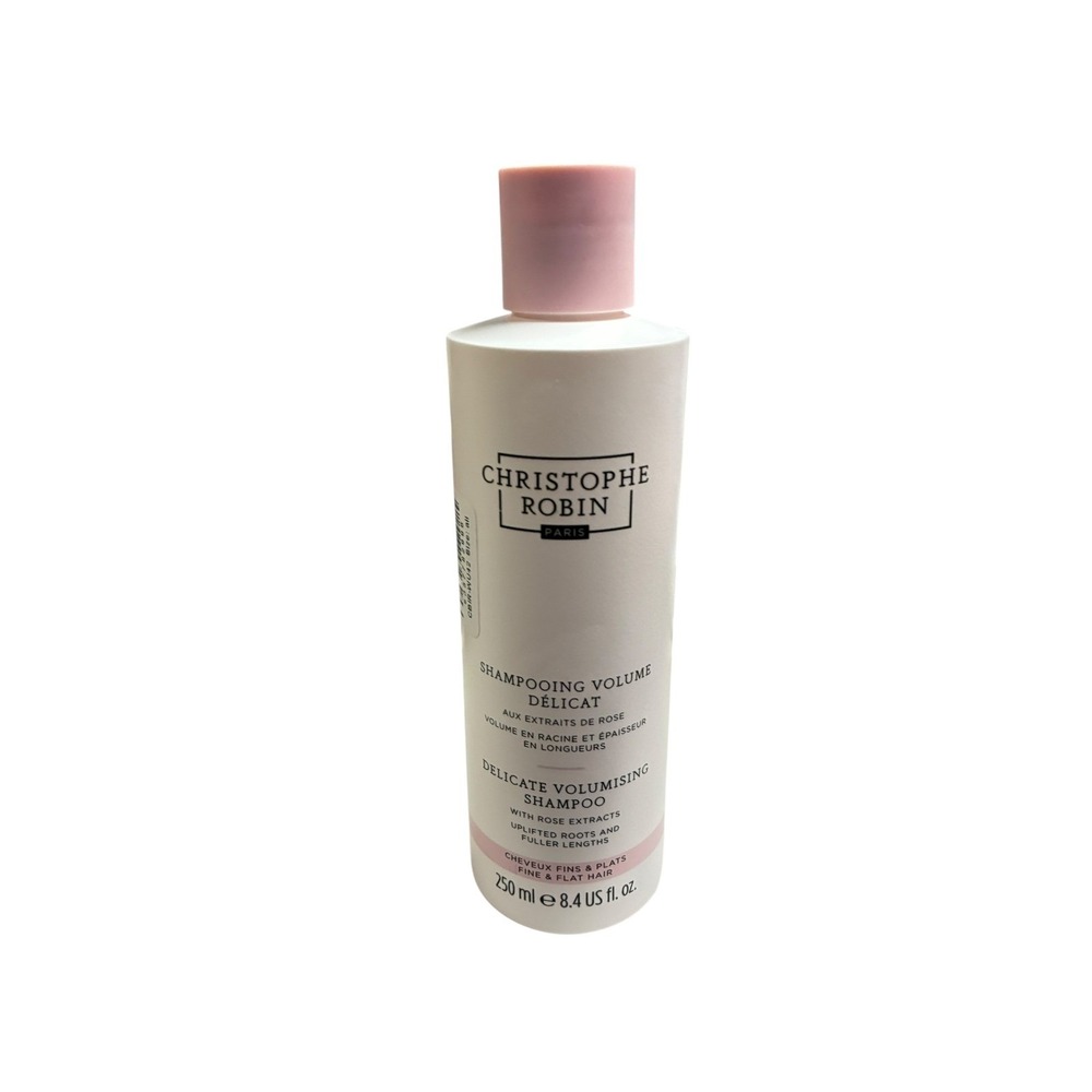 Christophe Robin Delicate Volumizing Shampoo Rose Extracts‎ 250ml 8.4oz New READ